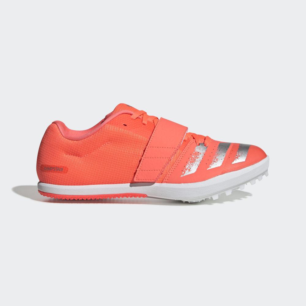 Adidas Men's Jumpstar Track Spikes Coral/Silver Metal/White Ireland EE4672